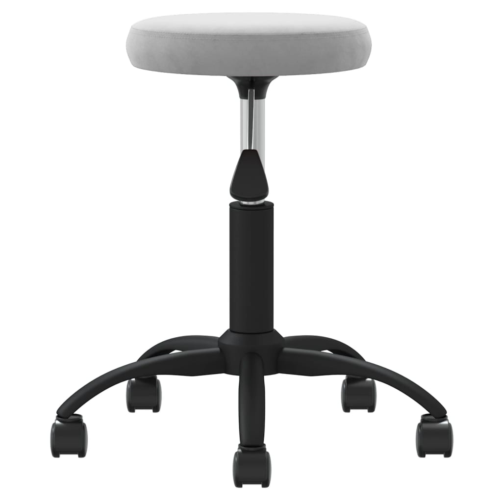 Multifunctioneel Fluwelen Krukje – Verstelbaar & 360° Draaiend | Voor Thuis & Salon