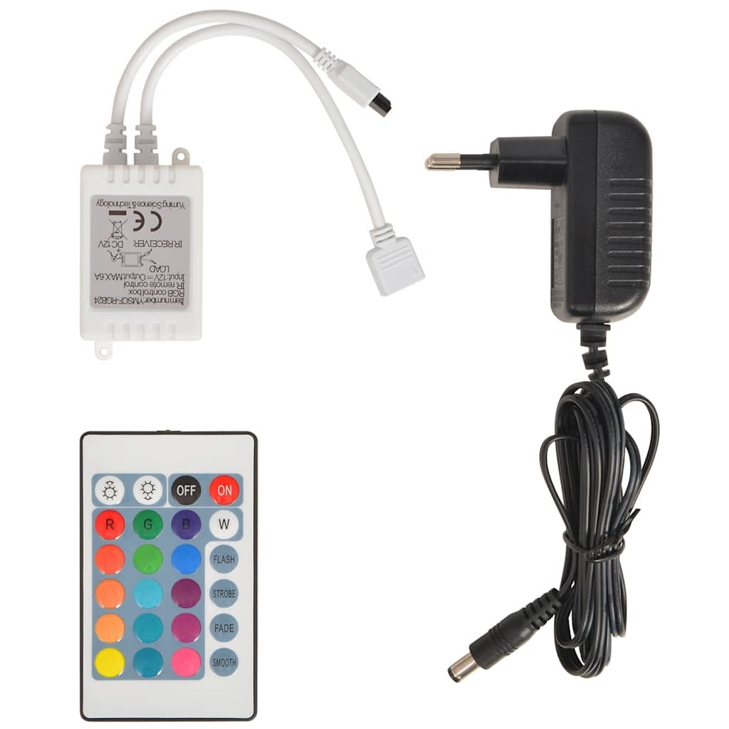 Kinderbed raceauto met LED-verlichting rood 90x200 cm