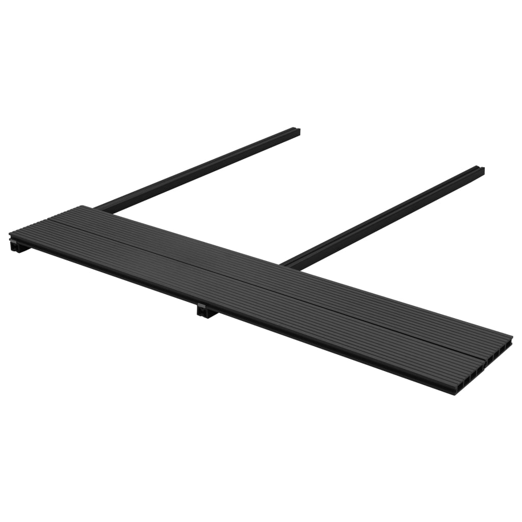 Terrasplanken HKC met accessoires 10 m² 2,2 m antraciet