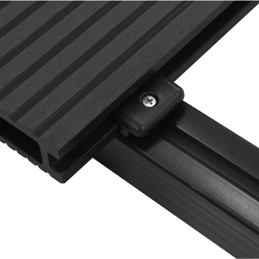 Terrasplanken HKC met accessoires 10 m² 2,2 m antraciet