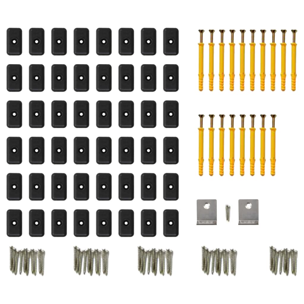 Terrasplanken HKC met accessoires 10 m² 2,2 m antraciet