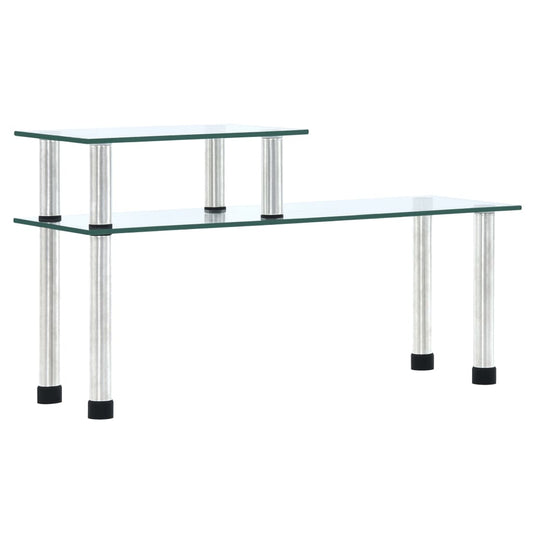 Keukenschap 45x16x26 cm gehard glas transparent