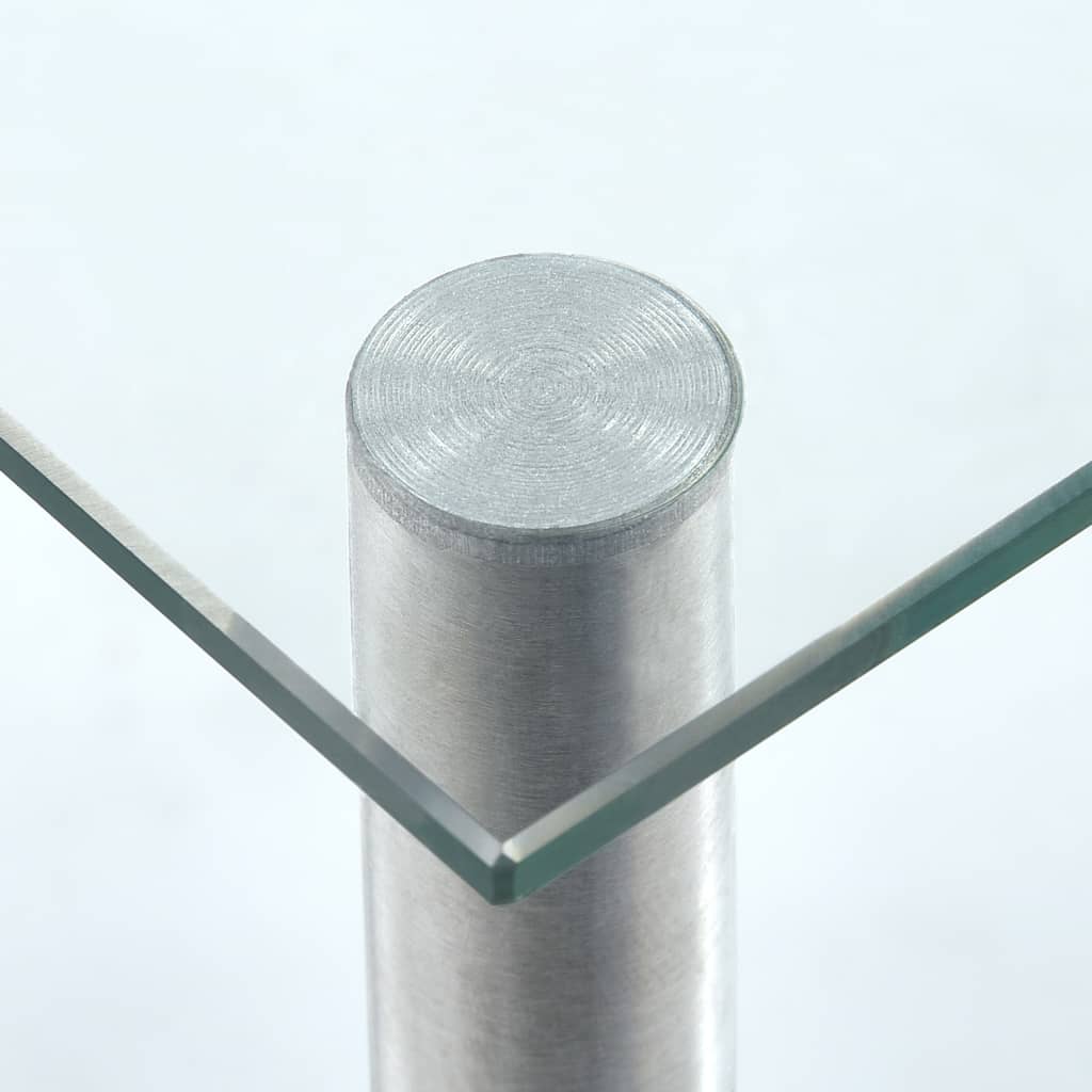 Keukenschap 45x16x26 cm gehard glas transparent