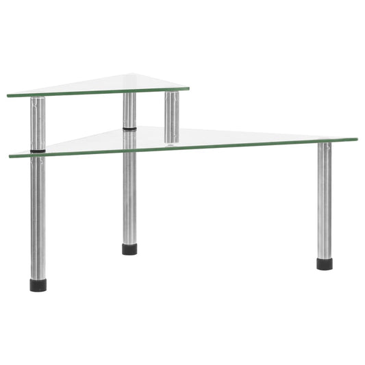Keukenschap 49,5x35x19 cm gehard glas transparent