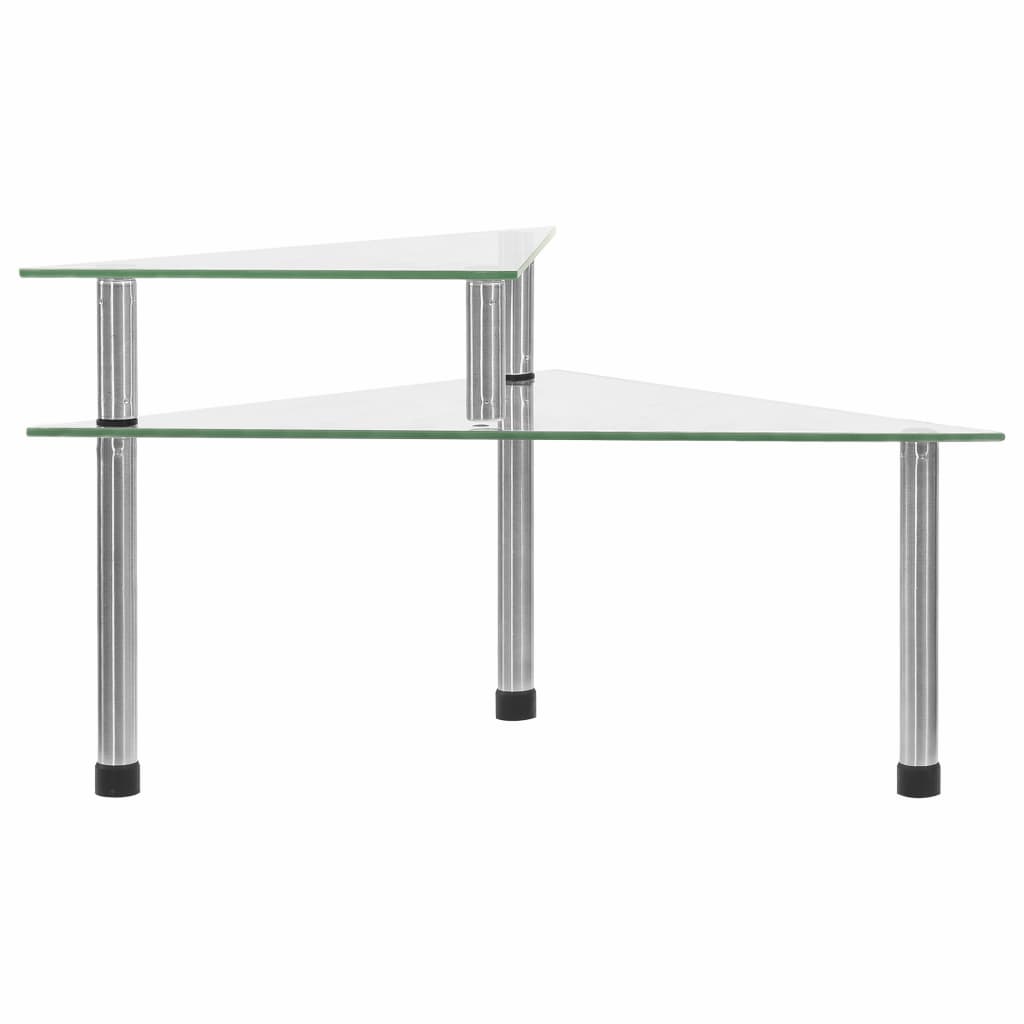 Keukenschap 49,5x35x19 cm gehard glas transparent