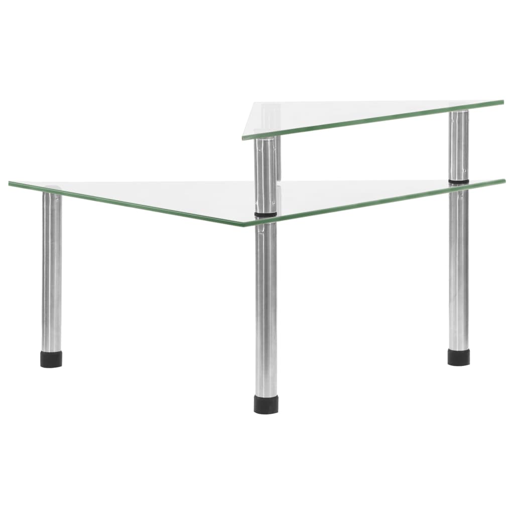 Keukenschap 49,5x35x19 cm gehard glas transparent