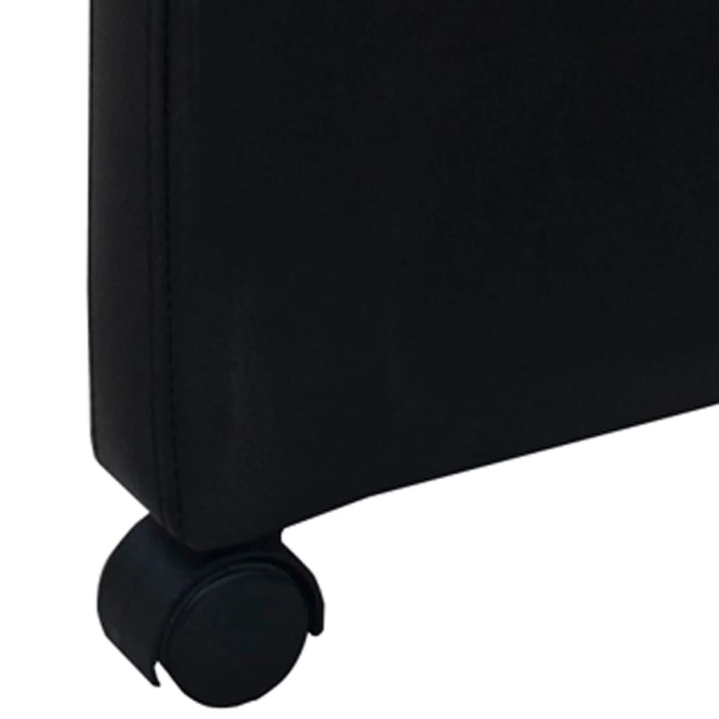 Eetkamerstoelen 6 st kunstleer zwart