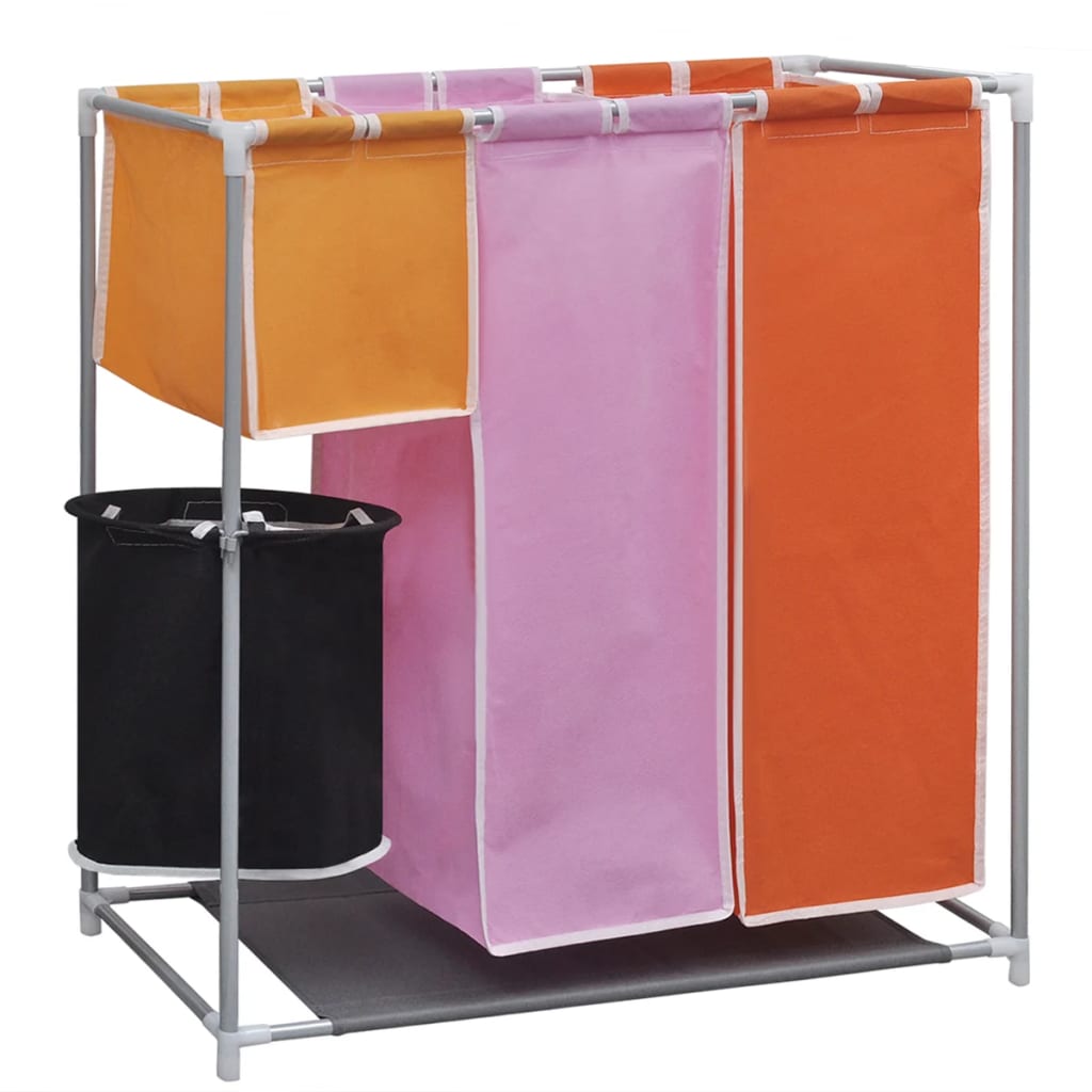 3-delige Wassorteerder met wasmand