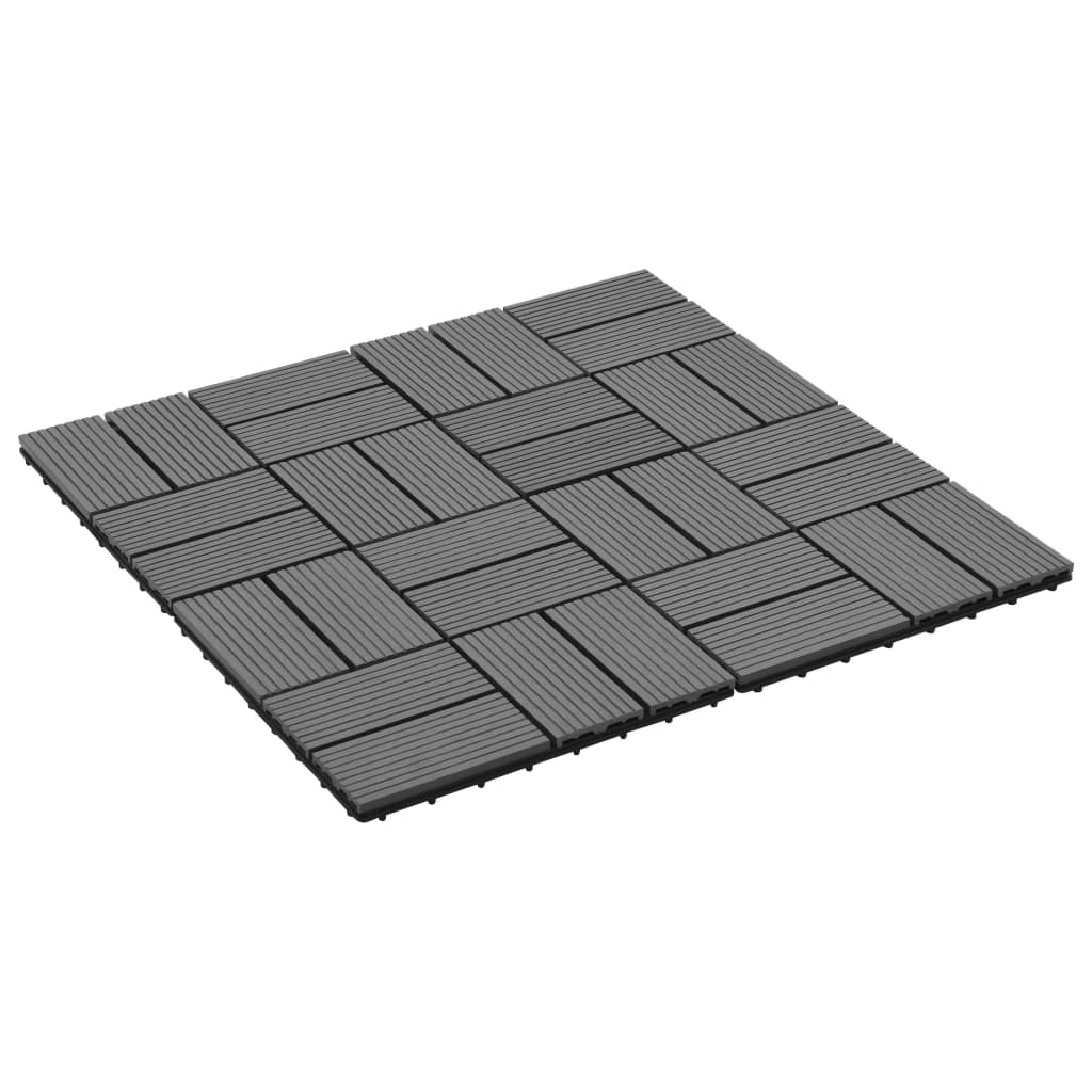 22 st Terrastegels 30x30 cm 2 m² HKC grijs