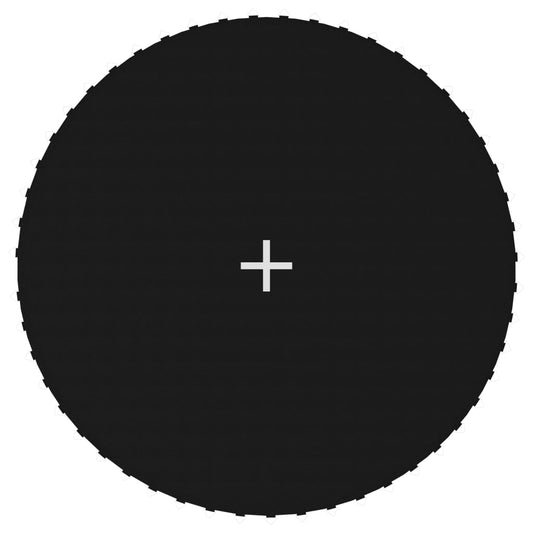 Springmat voor 10 feet/3,05 m ronde trampoline stof zwart