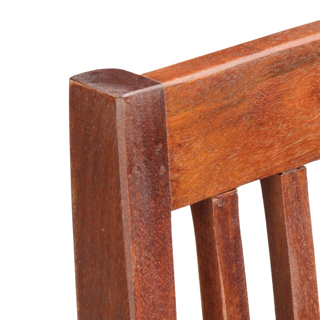 Eetkamerstoelen 6 st massief mangohout