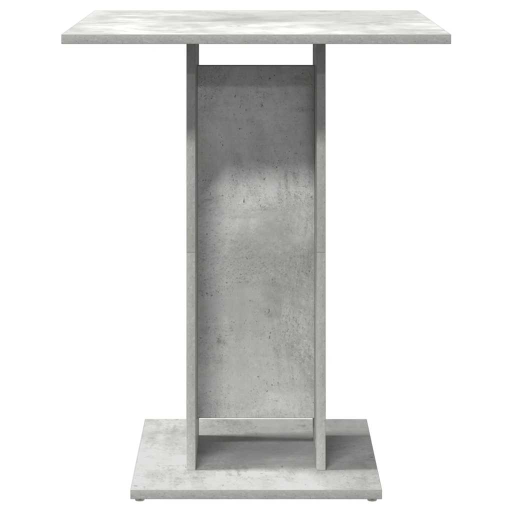 Bistrotafel 60x60x75 cm bewerkt hout betongrijs
