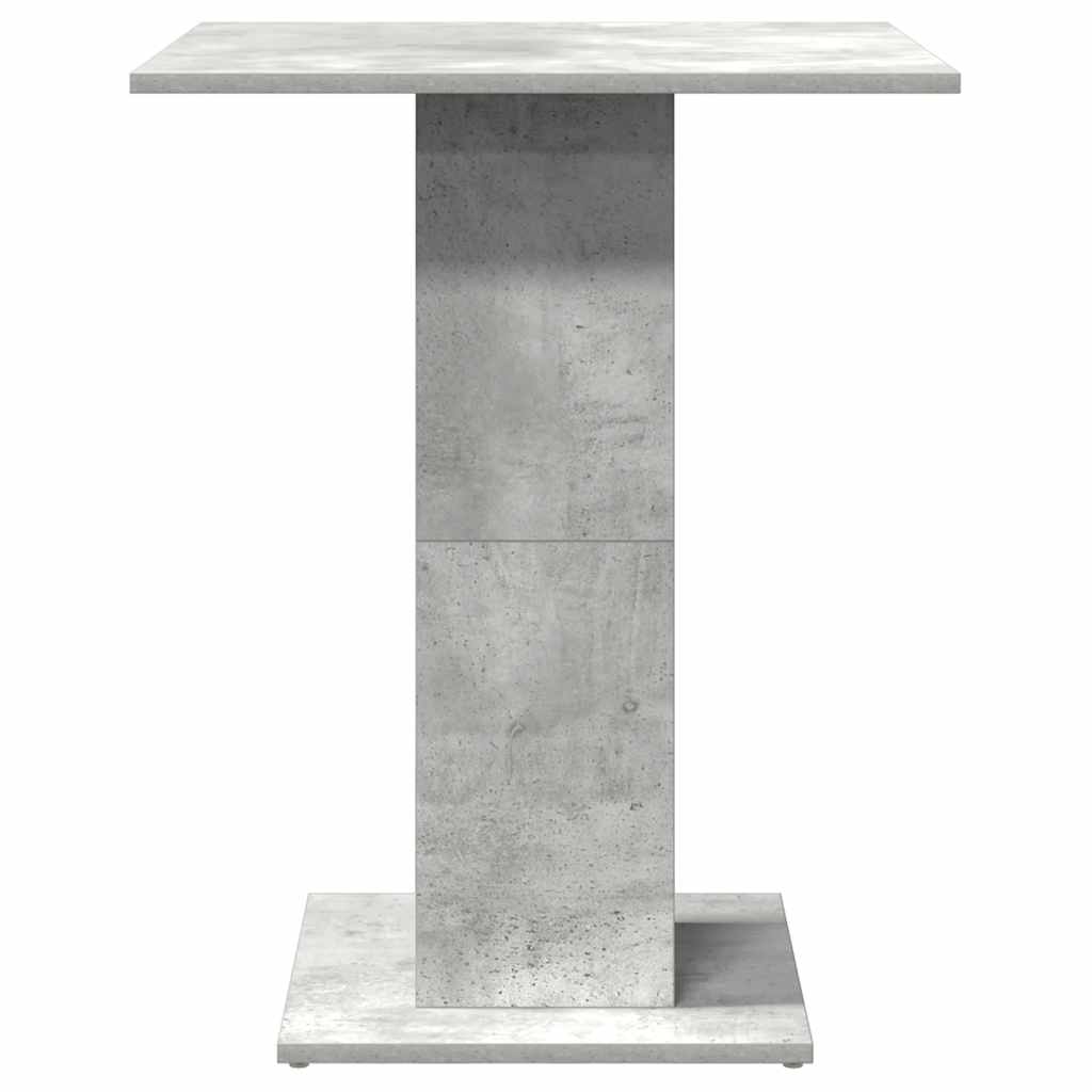 Bistrotafel 60x60x75 cm bewerkt hout betongrijs