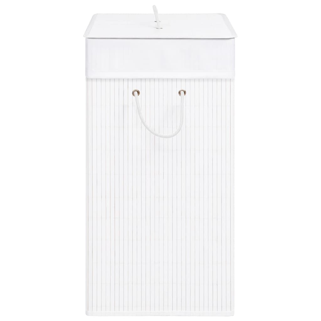 Wasmand met 1 vak 83 L bamboe wit