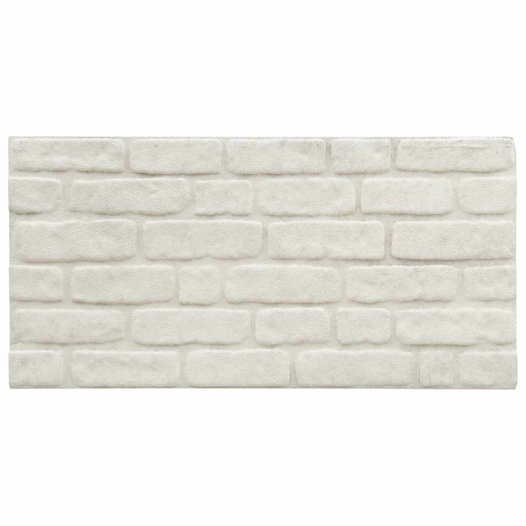 10 st Wandpanelen 3D witte baksteen EPS