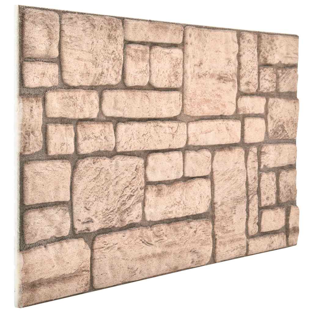 10 st Wandpanelen 3D beige baksteen EPS
