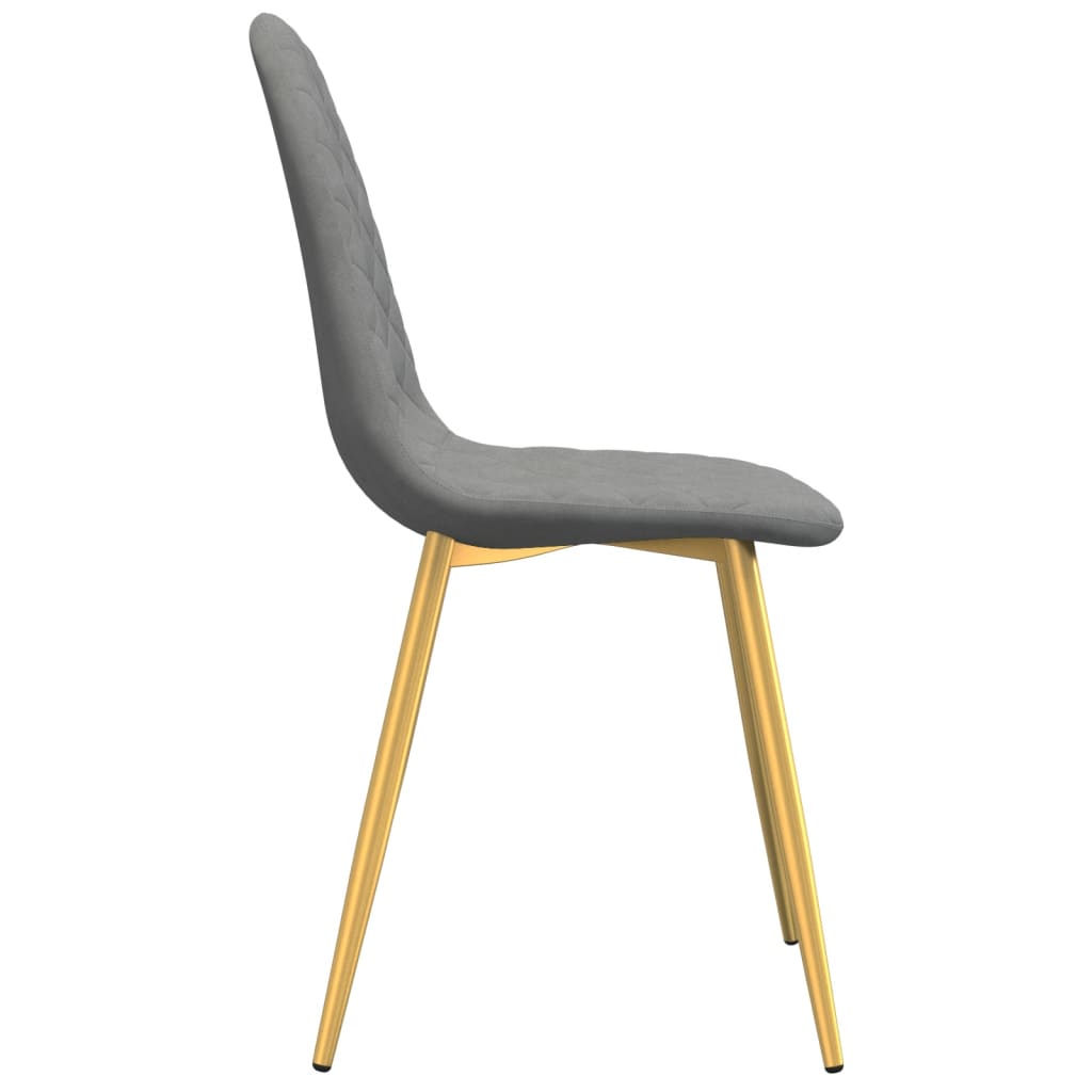 Eetkamerstoelen 2 st fluweel lichtgrijs