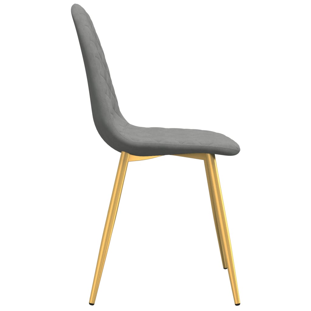 Eetkamerstoelen 4 st fluweel lichtgrijs