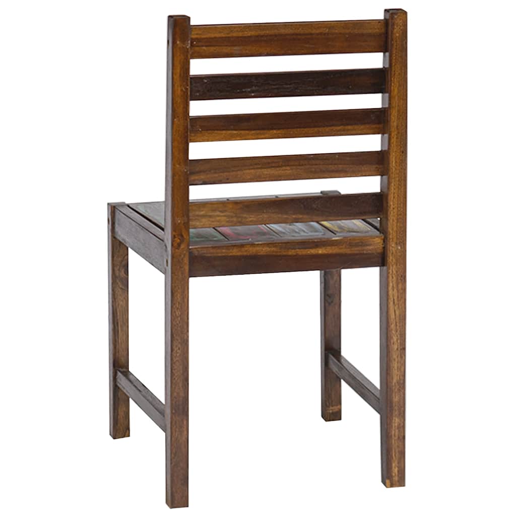 Eetkamerstoelen 2 st massief gerecycled hout