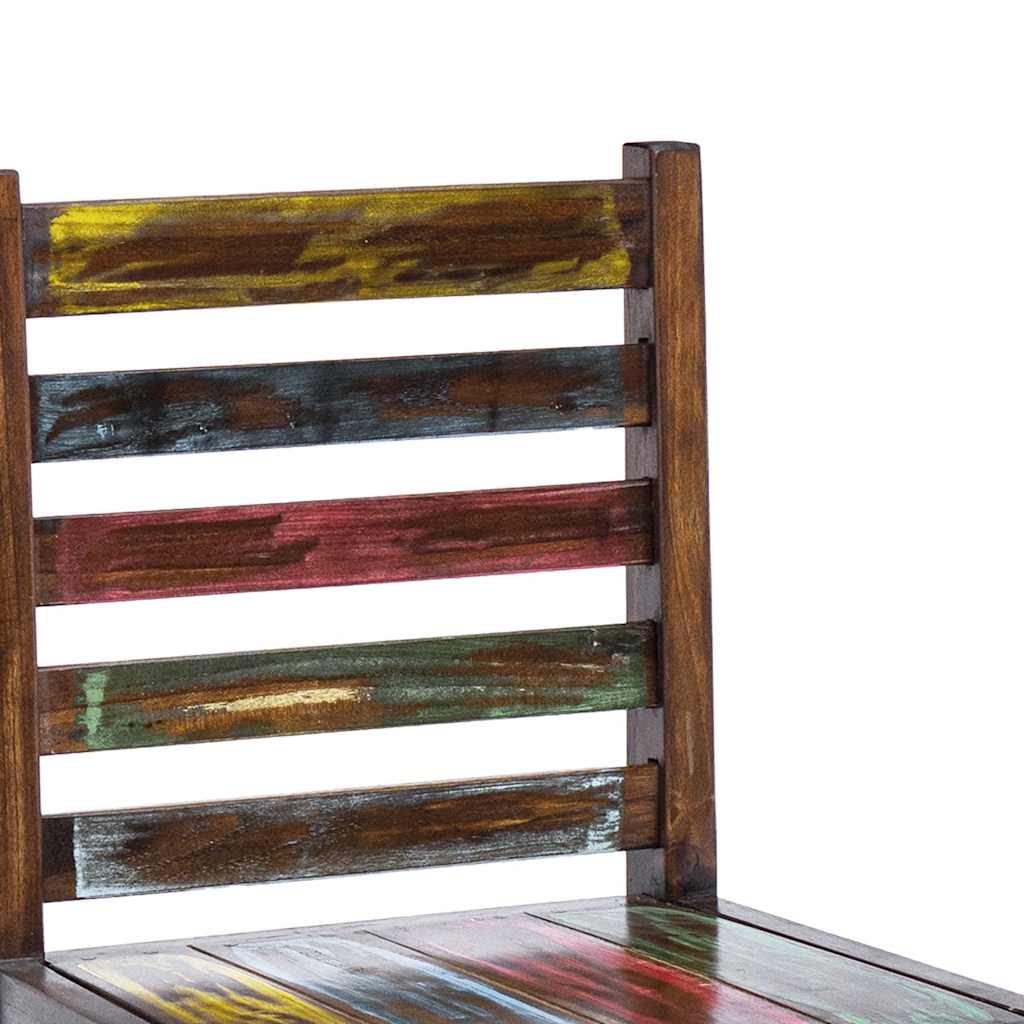 Eetkamerstoelen 2 st massief gerecycled hout