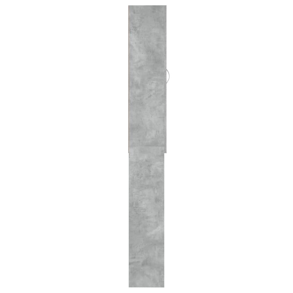 Wasmachinekast 64x25,5x190 cm betongrijs