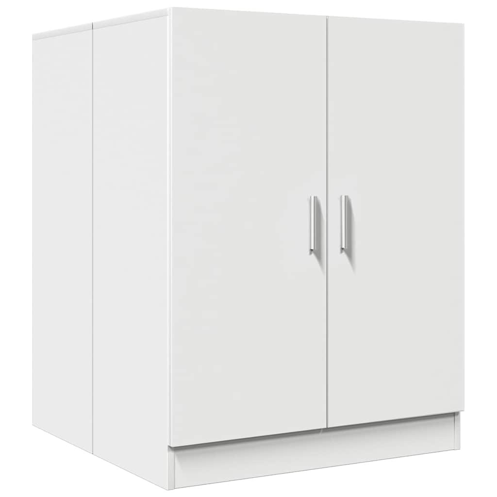 Wasmachinekast 71x71,5x91,5 cm wit