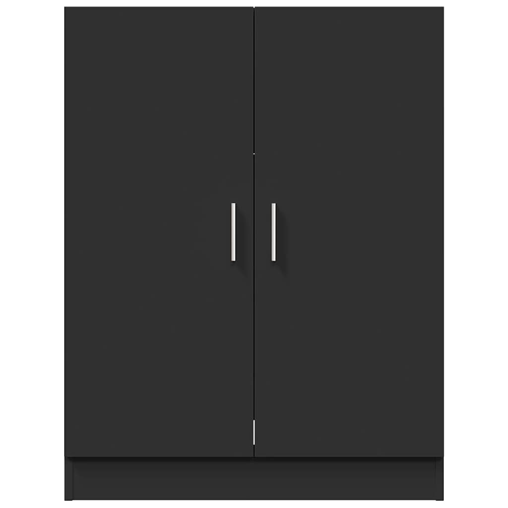Wasmachinekast 71x71,5x91,5 cm zwart