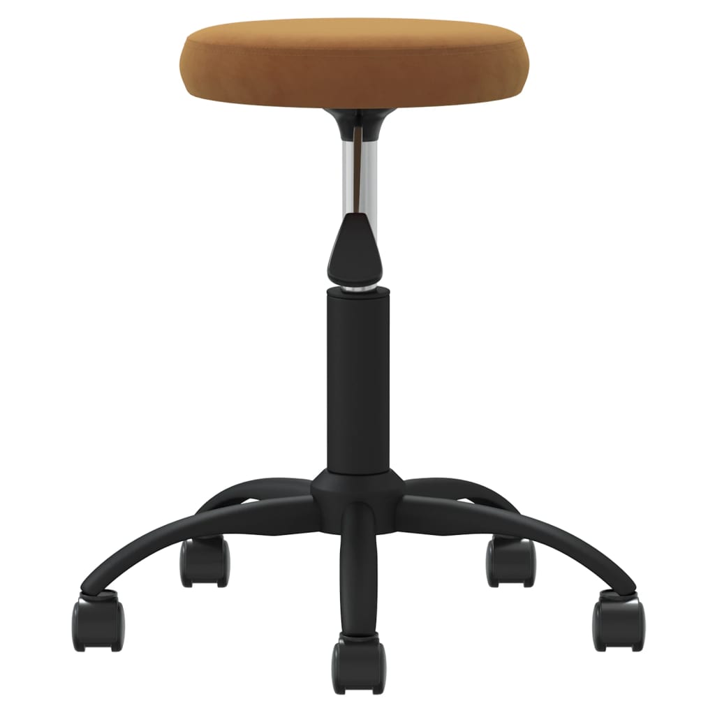 Multifunctioneel Fluwelen Krukje – Verstelbaar & 360° Draaiend | Voor Thuis & Salon