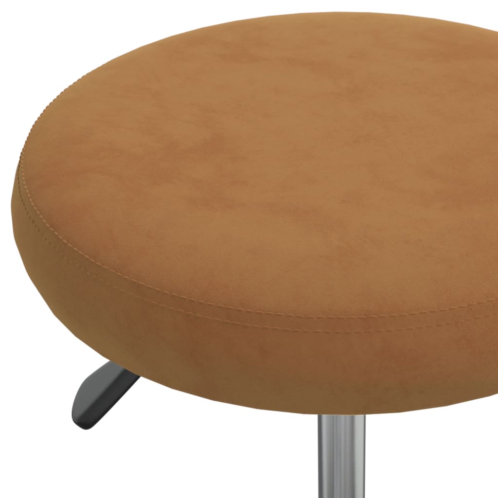 Multifunctioneel Fluwelen Krukje – Verstelbaar & 360° Draaiend | Voor Thuis & Salon