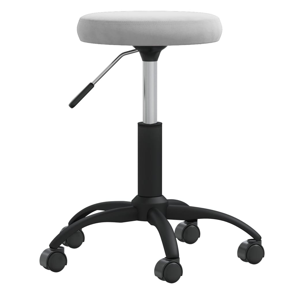 Multifunctioneel Fluwelen Krukje – Verstelbaar & 360° Draaiend | Voor Thuis & Salon
