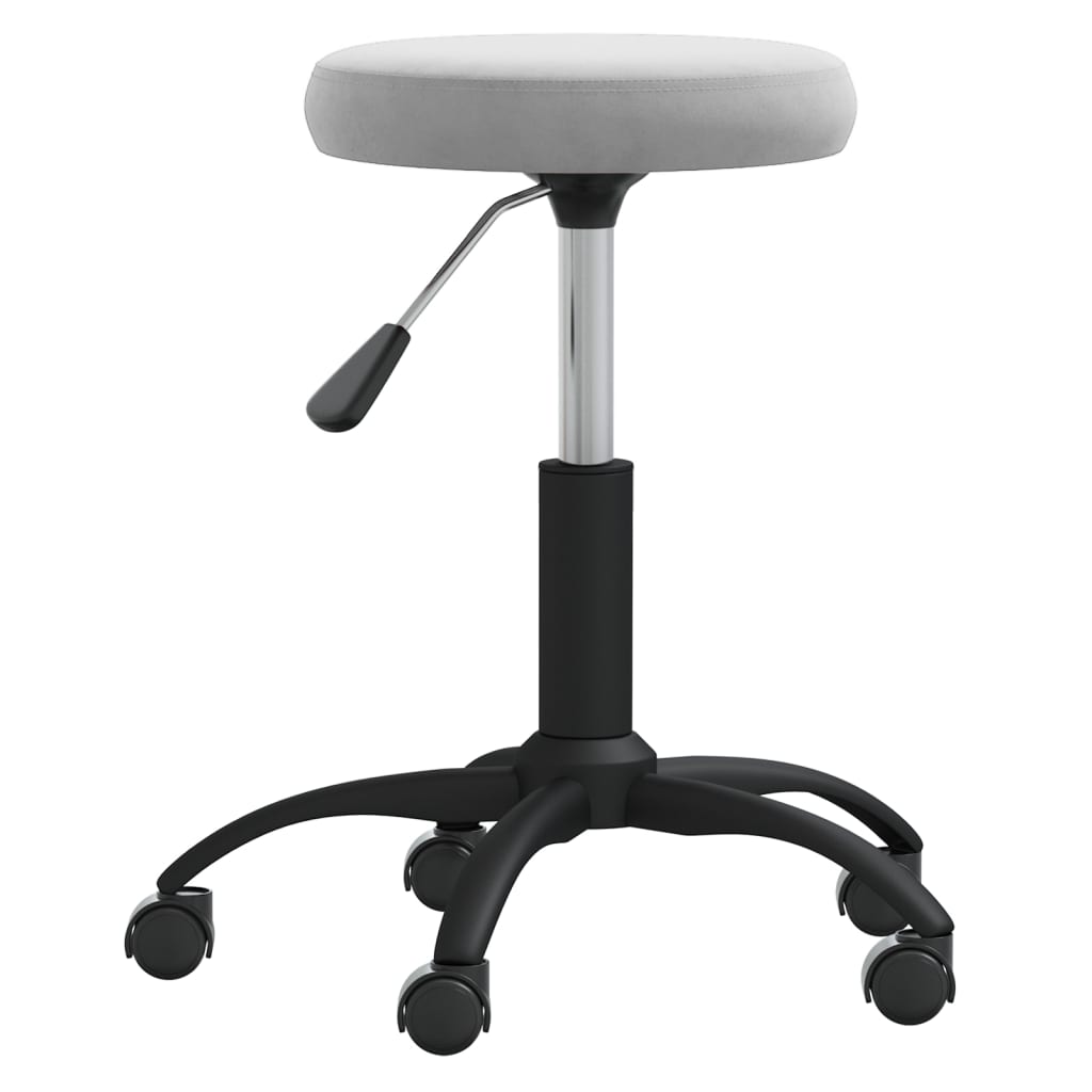 Multifunctioneel Fluwelen Krukje – Verstelbaar & 360° Draaiend | Voor Thuis & Salon