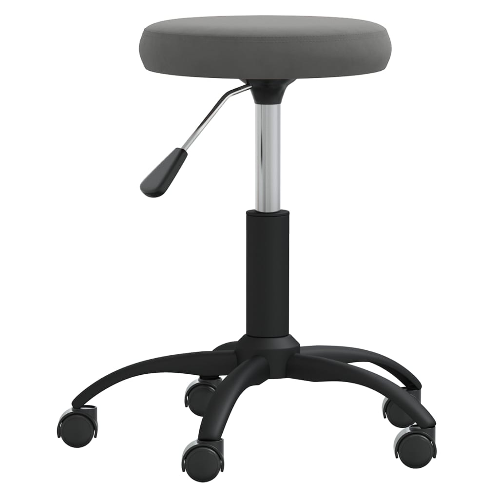 Multifunctioneel Fluwelen Krukje – Verstelbaar & 360° Draaiend | Voor Thuis & Salon