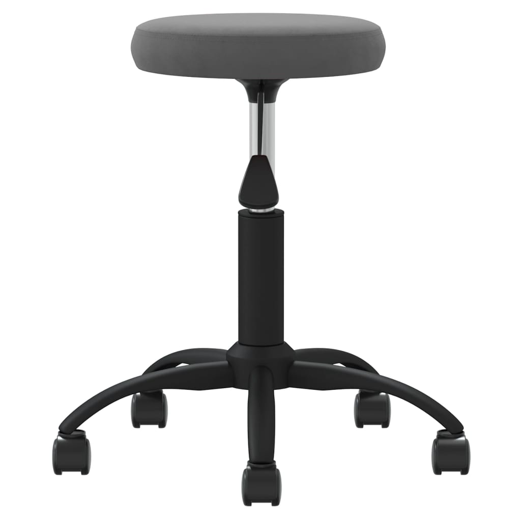 Multifunctioneel Fluwelen Krukje – Verstelbaar & 360° Draaiend | Voor Thuis & Salon