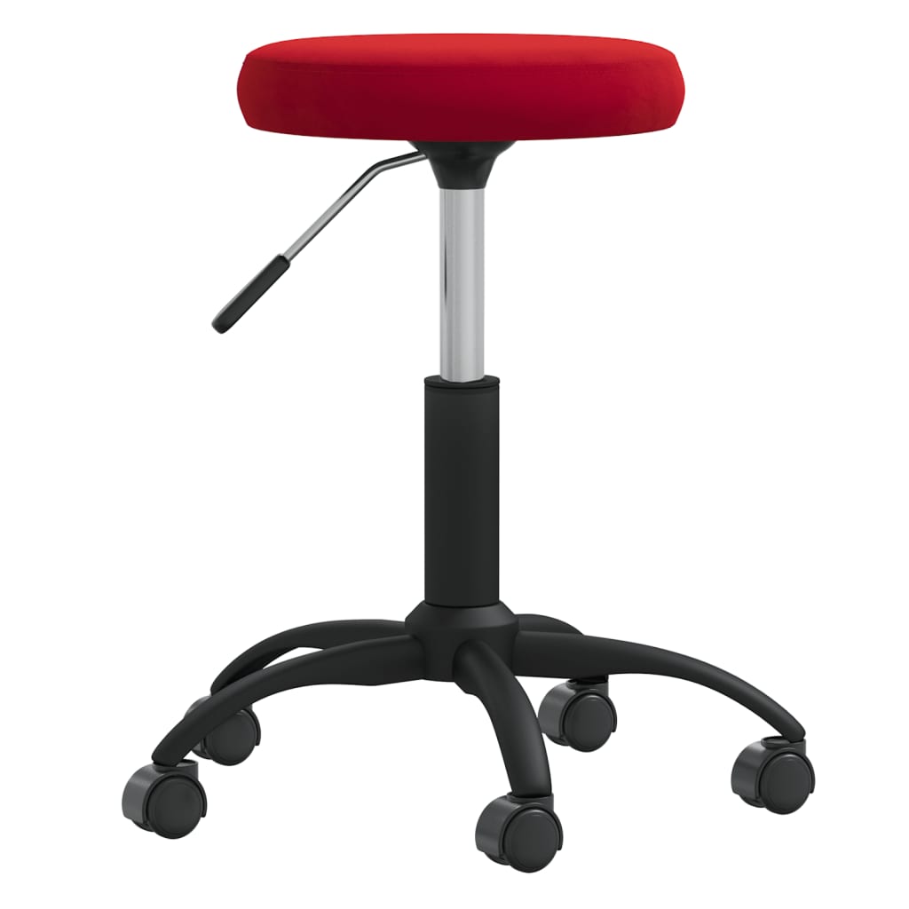Multifunctioneel Fluwelen Krukje – Verstelbaar & 360° Draaiend | Voor Thuis & Salon