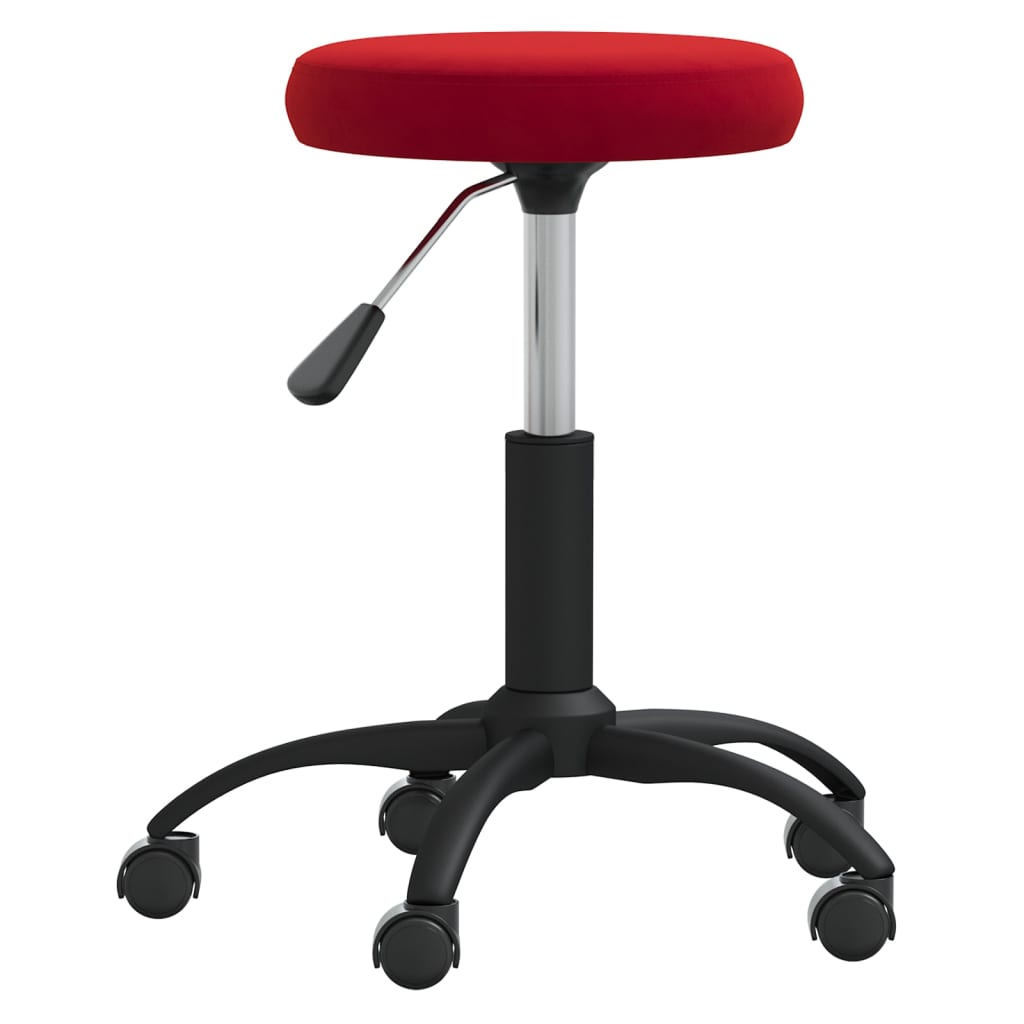 Multifunctioneel Fluwelen Krukje – Verstelbaar & 360° Draaiend | Voor Thuis & Salon