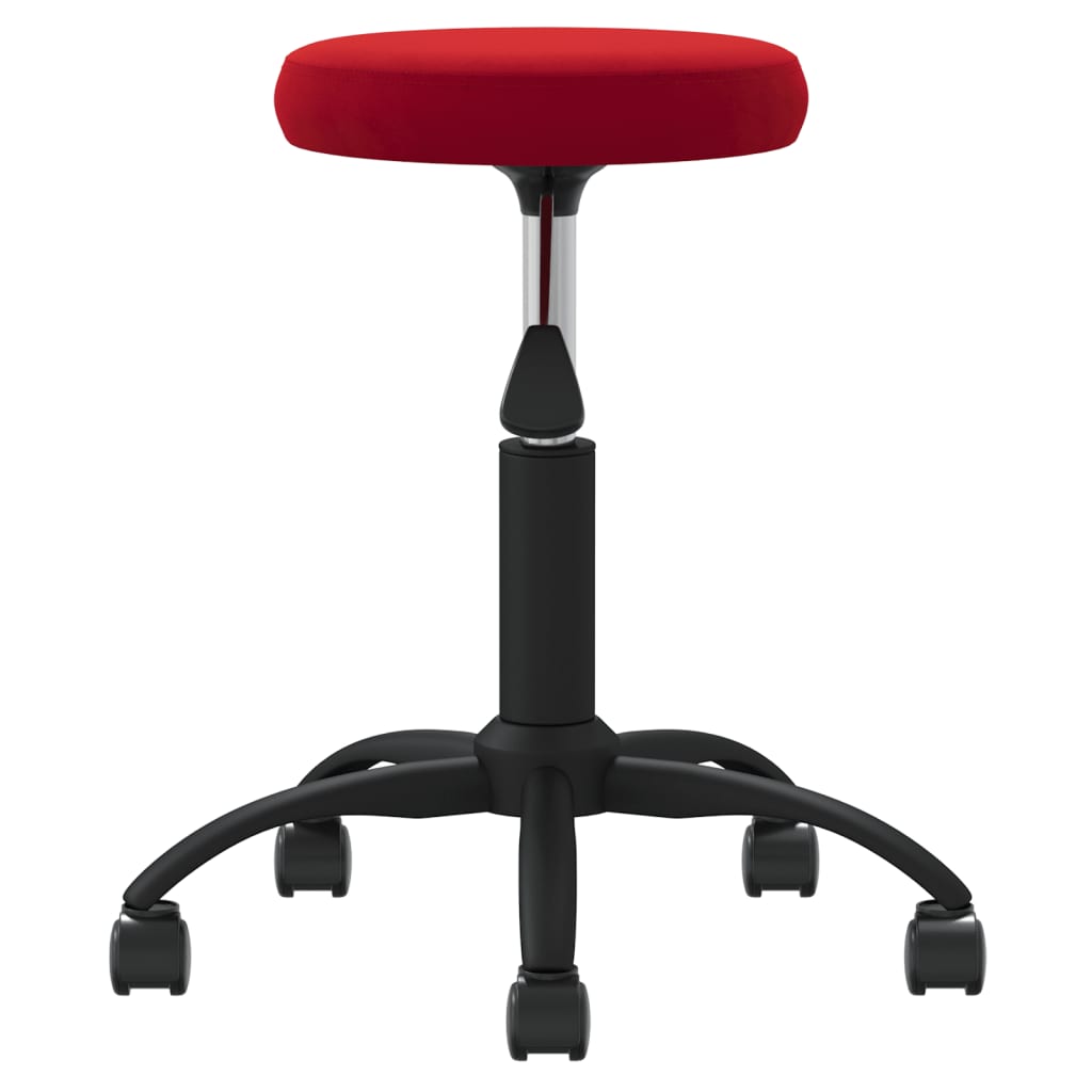 Multifunctioneel Fluwelen Krukje – Verstelbaar & 360° Draaiend | Voor Thuis & Salon