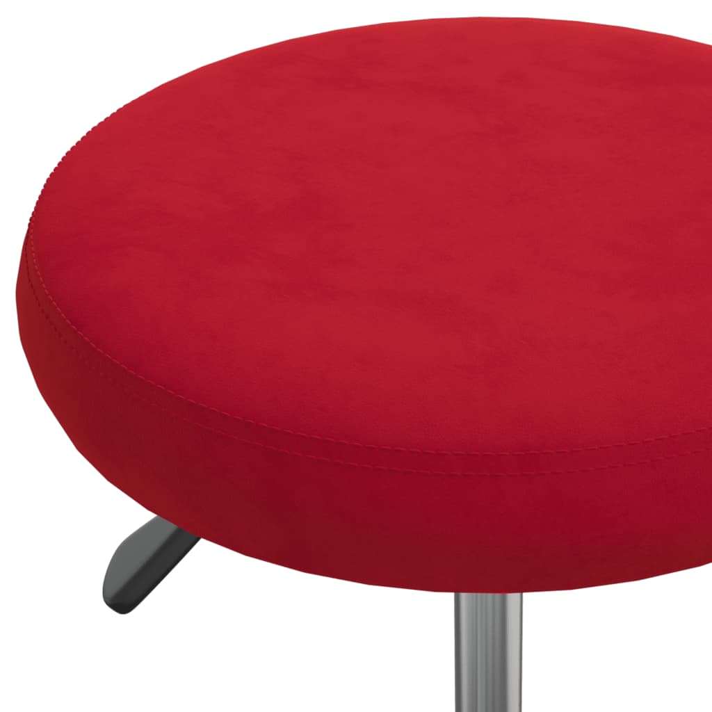 Multifunctioneel Fluwelen Krukje – Verstelbaar & 360° Draaiend | Voor Thuis & Salon