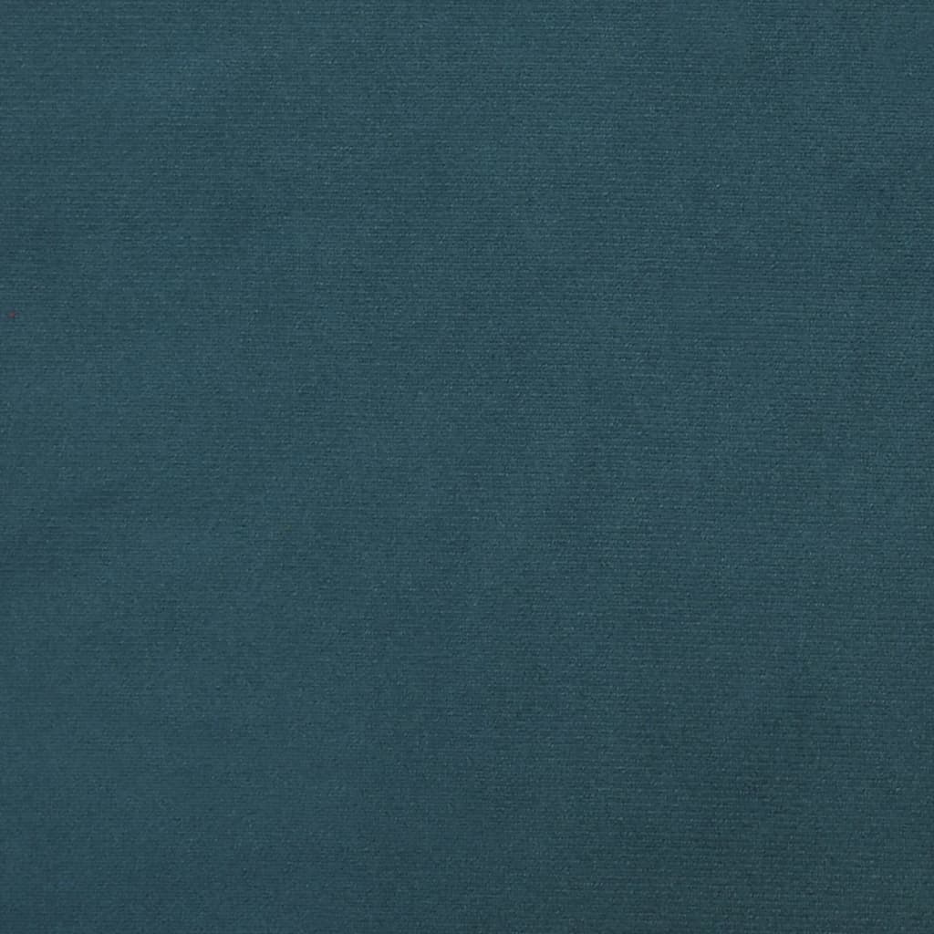 Eetkamerstoelen draaibaar 4 st fluweel blauw