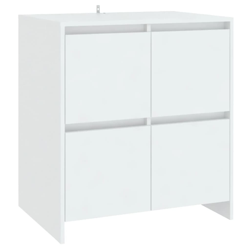 2 st Dressoirs bewerkt hout wit