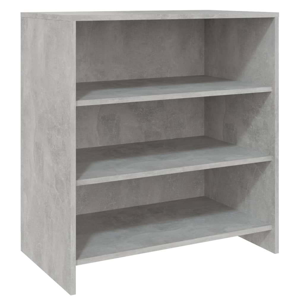 2 st Dressoirs bewerkt hout betongrijs