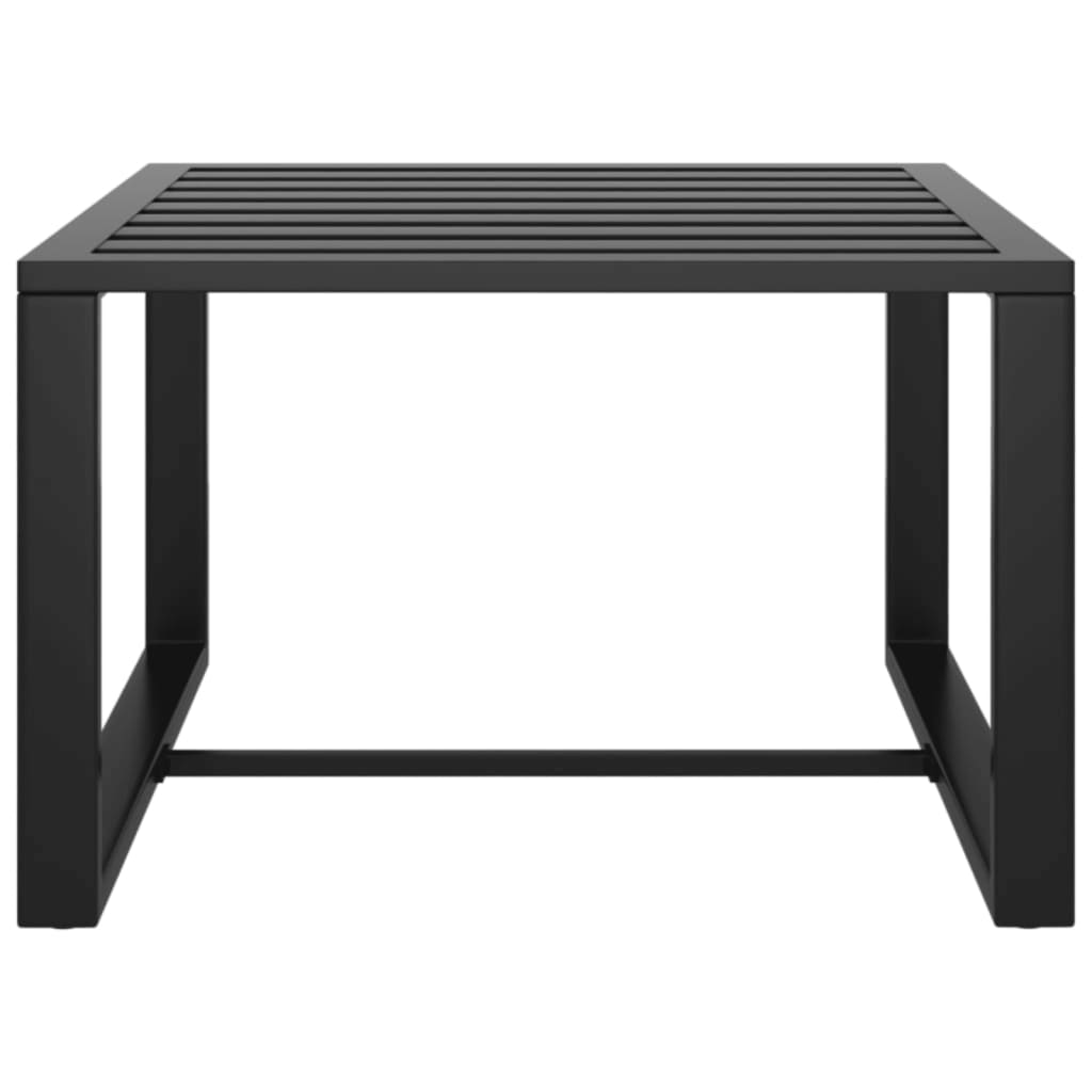 10-delige Loungeset met kussens aluminium antracietkleurig