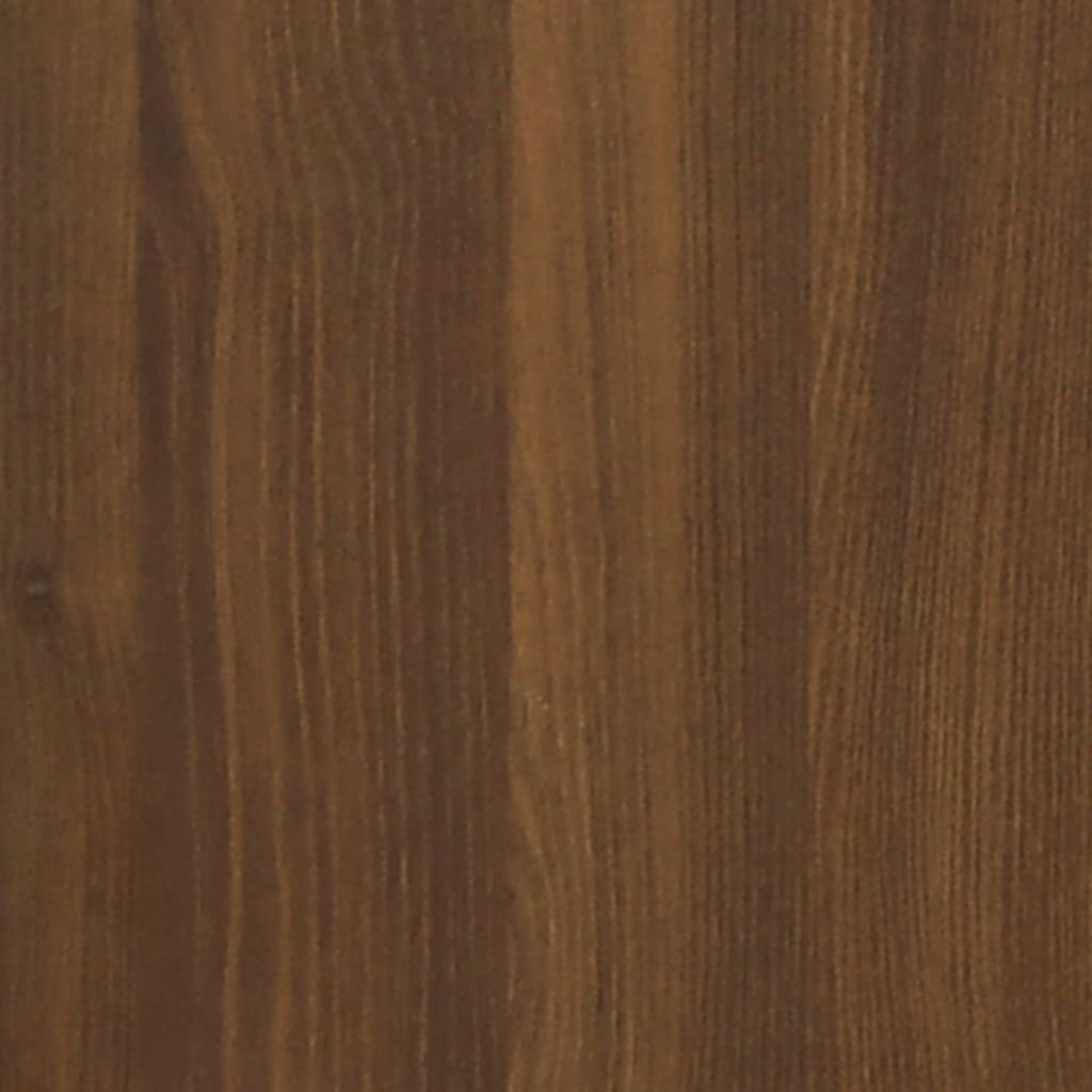 3-delige Dressoirset bewerkt hout bruineiken