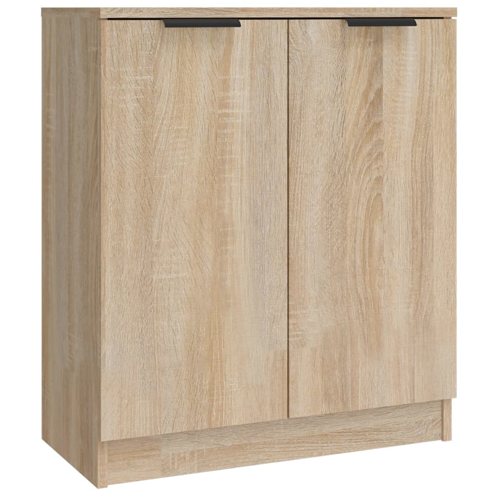 Dressoirs 3 st bewerkt hout sonoma eiken