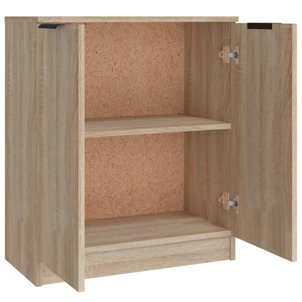Dressoirs 3 st bewerkt hout sonoma eiken
