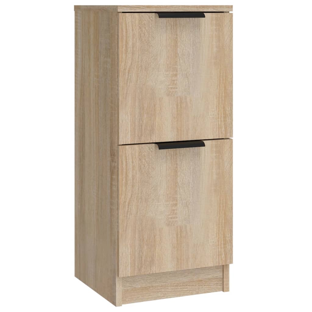 Dressoirs 3 st bewerkt hout sonoma eiken