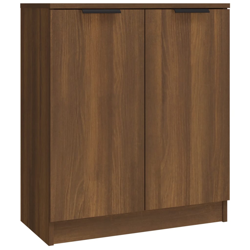 Dressoirs 3 st bewerkt hout bruin eikenkleur