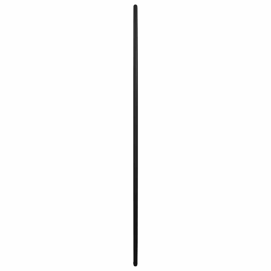 Wandspiegel rond Ø50 cm zwart