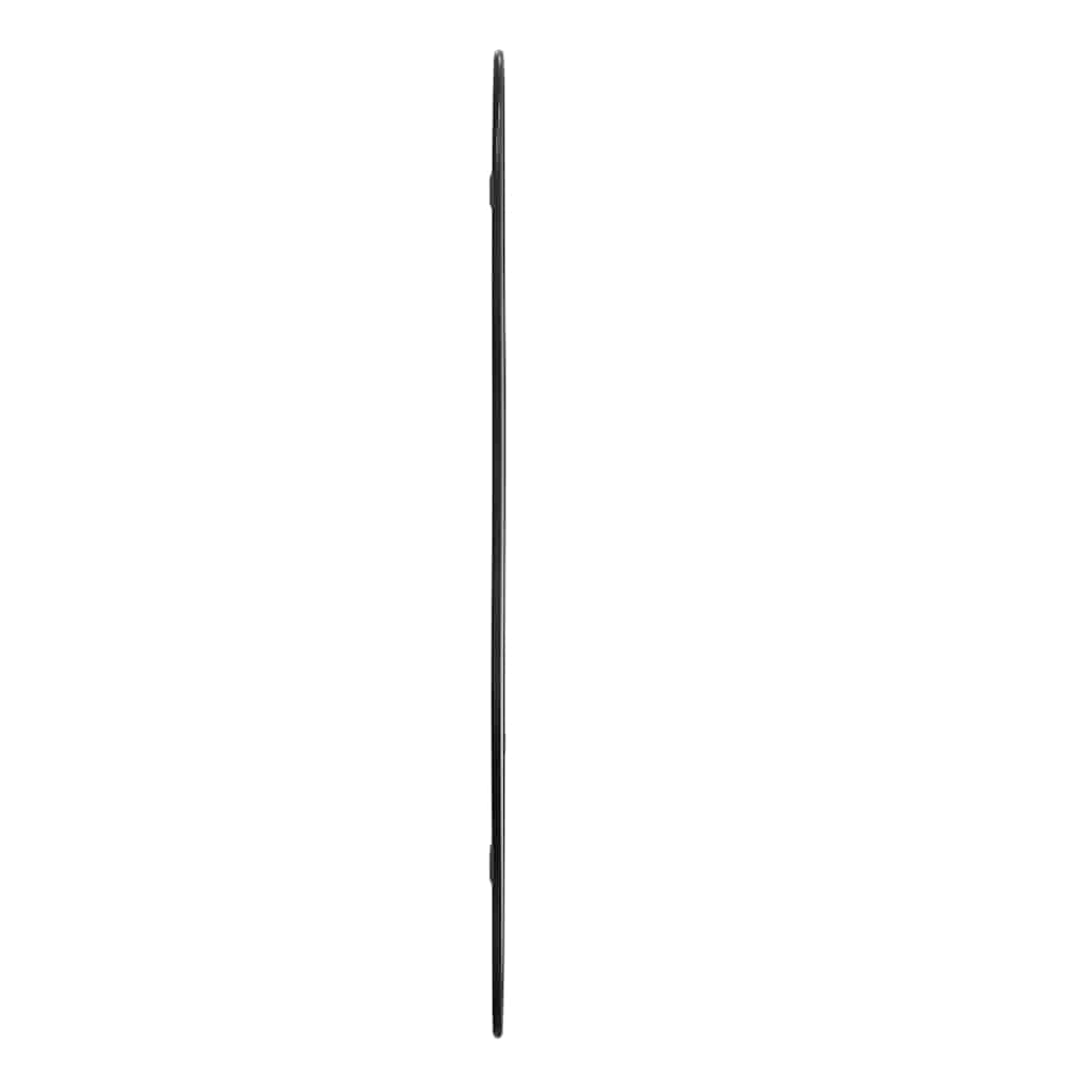 Wandspiegel 70x30 cm zwart