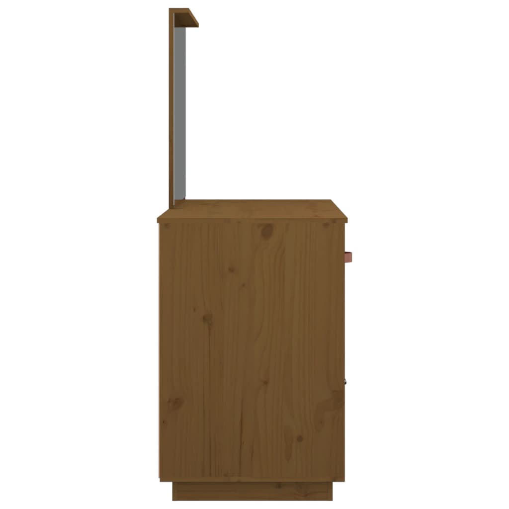 Kaptafel 95x50x134 cm massief grenenhout honingbruin