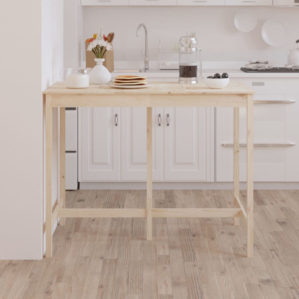 Bartafel 140x80x110 cm massief grenenhout